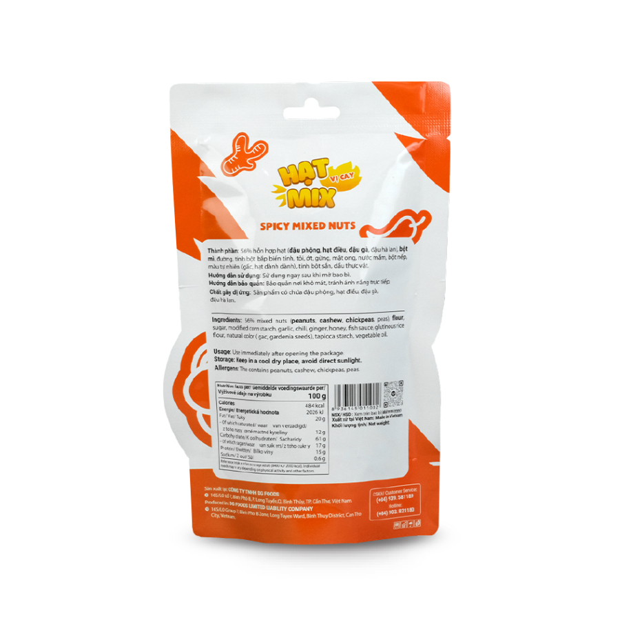 Hạt Mix Vị Cay 70g